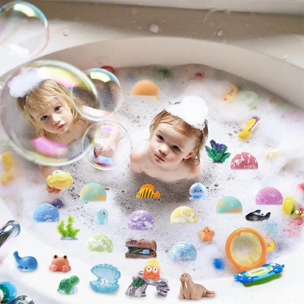 Natural Kids Bubble Bath Bomb Set