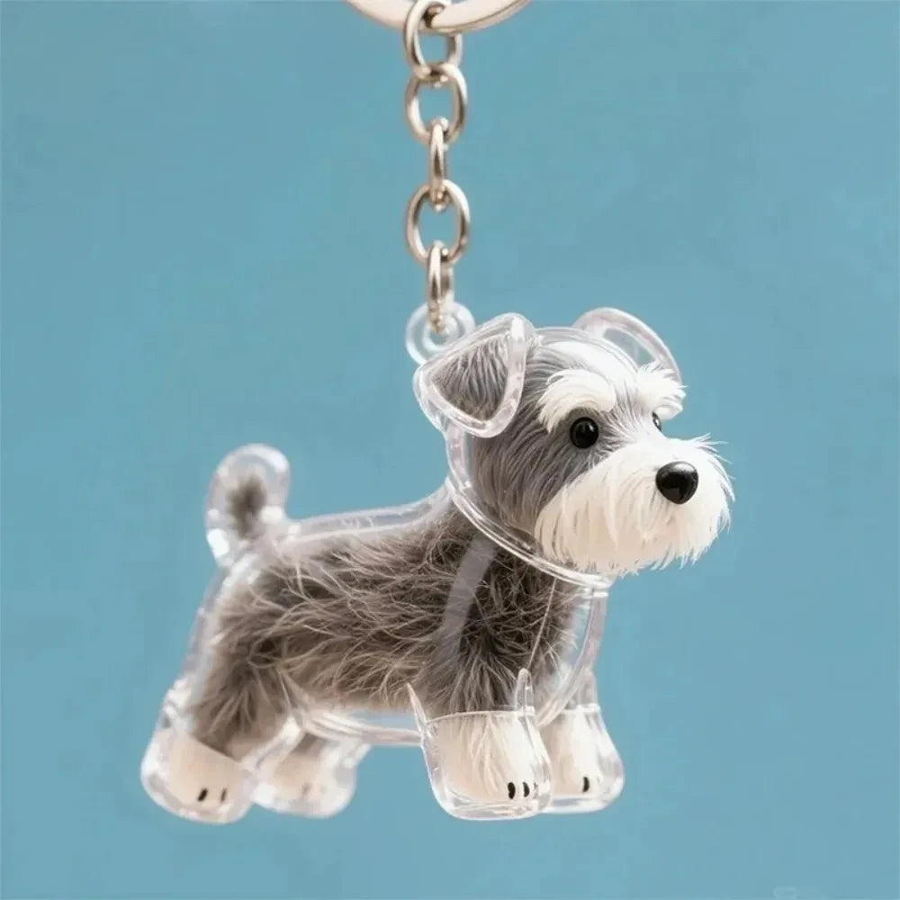 Dog Hair Memory Capsule Keychain