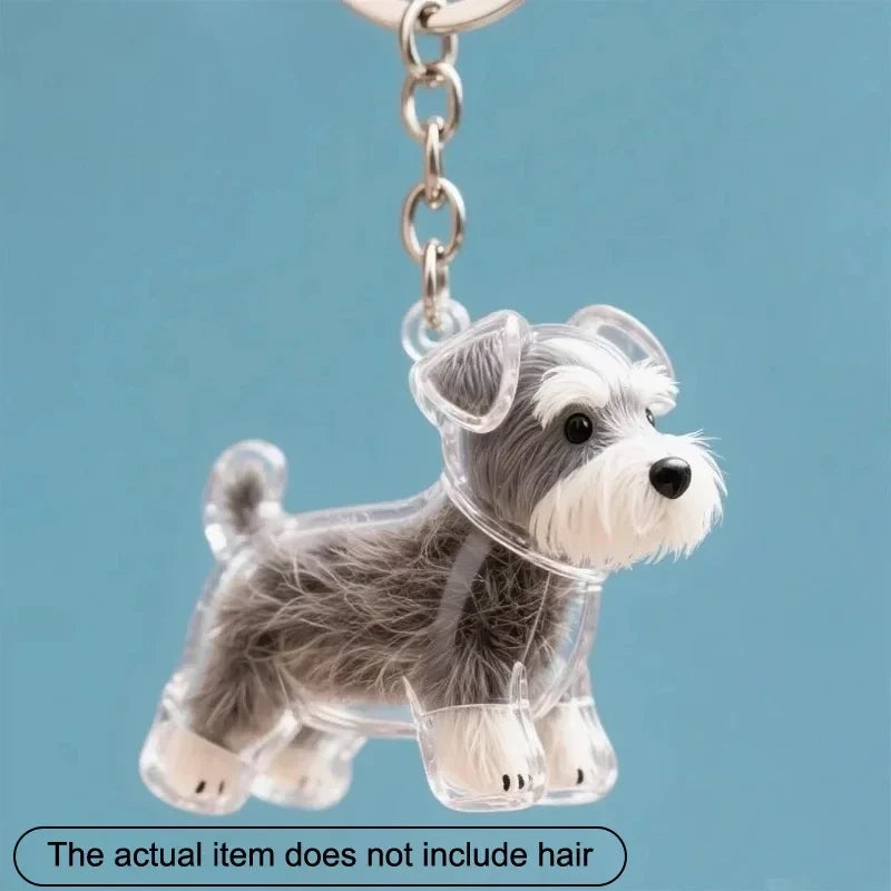 Dog Hair Memory Capsule Keychain