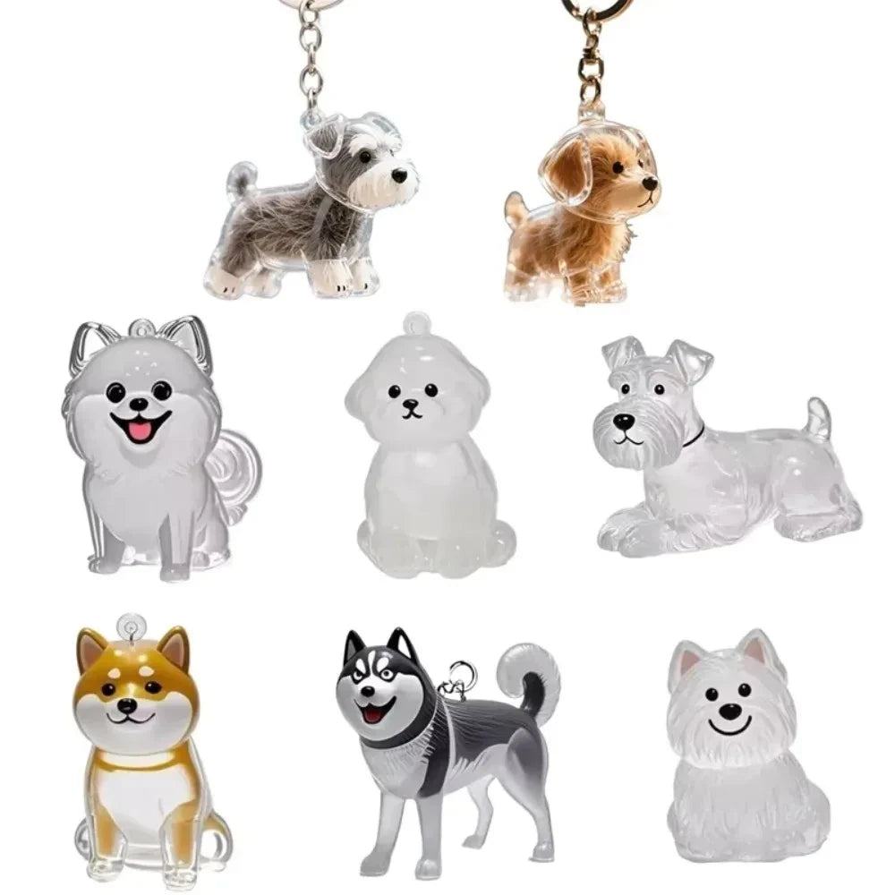 Dog Hair Memory Capsule Keychain