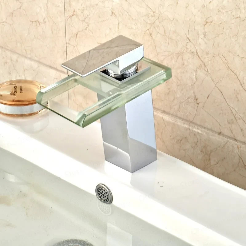 Modern LED Temperature Sensing Faucet